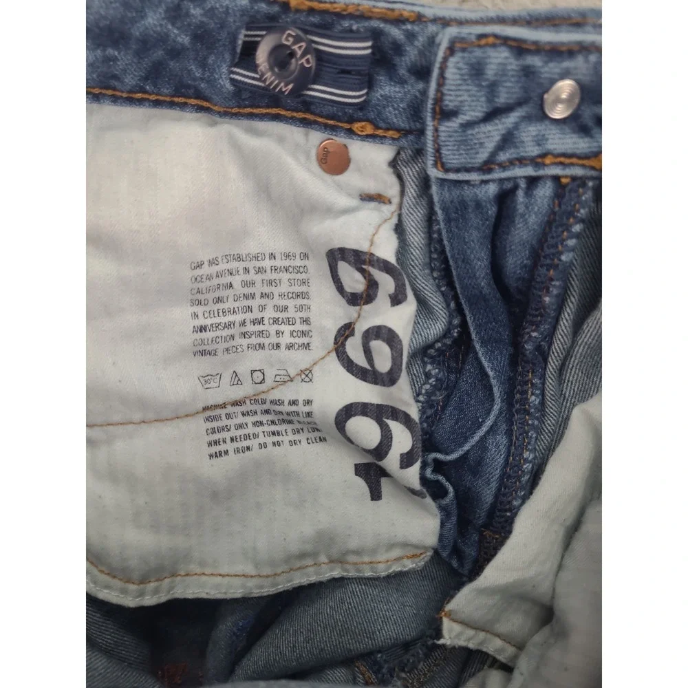 GAP Kids 1969 Grils Jeans Sz‎ 14R  Embroidered Ankle 50th Anniversary